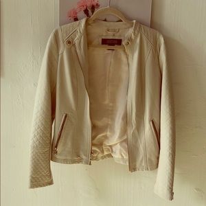 Trendy faux leather Kenneth Cole jacket